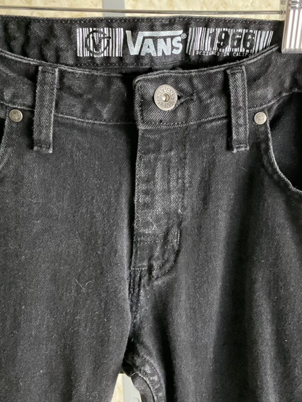 VAN'S MEN'S BLACK DENIM JEANS~SIZE 30X30! - Picture 6 of 7
